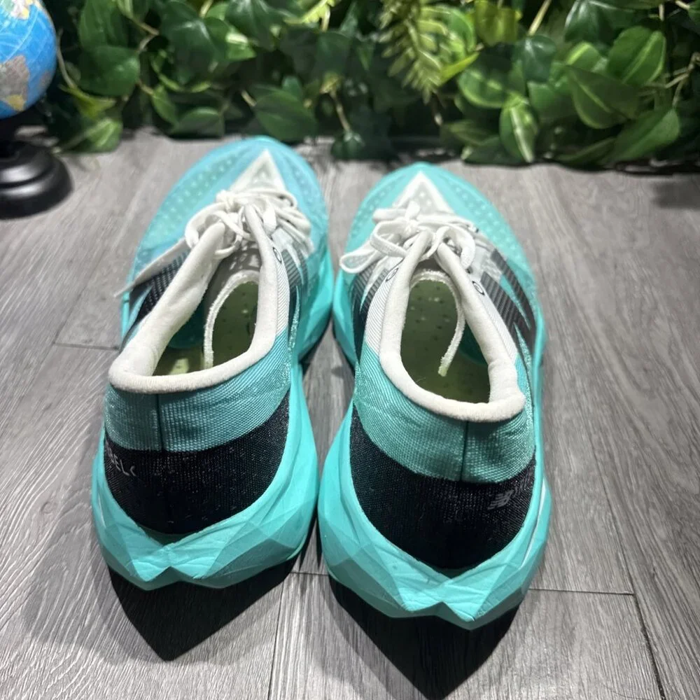 New Balance FuelCell Rebel v4 Running Shoes Mens 12 Cyber Jade/White MFCXCT4 - Picture 5 of 10